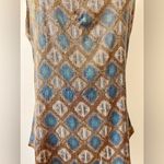 Area Multicolor Geometric Sequin Tank Top Size M Photo 3