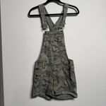 Y2K Green Camo Overall Short Shorts  Photo 2