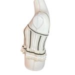 Banana Republic  tan & black striped sweater tank top neutral casual peplum Photo 2