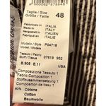 Peserico seersucker pin striped ankle pants Italian size 48/ US Sm Photo 9