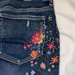 American Eagle  Outfitters High Waist Denim Shorts with Floral Embroidery Photo 7