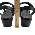 Prada  Black Crisscross Nylon Platform Sandal Sz EU 39 US 9 Chunky‎ Y2K Vintage Photo 4