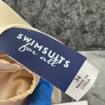 Swimsuits for All Lightweight Scoop Neck Blouson Tankini Top Plus Size 34 NWT Blue Photo 4