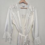 Linea Donatella Bride white Robe for wedding day size large X large good used condition Photo 5