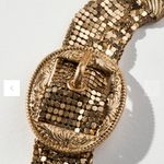 Anthropologie Anthropology Gold Mesh Belt Necklace with Ornate Buckle Photo 1