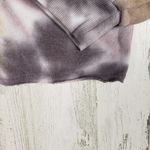 NWT Oli Viv Parker Tie Dye Cropped Crop Pullover Sweatshirt Women's Size XS Purple Photo 4