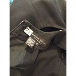 Morgan Taylor  Evening Sheath Dress Size 6 Beaded Collar Black Photo 2