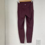 Yogalicious  Lux Burgundy High Rise Full Length Leggings XS Athletic Yoga Pants Photo 3