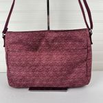 Kipling Angie Raspberry Maroon Zip Purse Crossbody Bag Adjustable Strap Pockets Photo 3