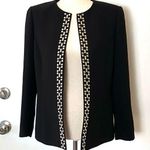Tahari Black Gold Chain Blazer Photo 0
