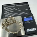 JACK JUDITH sterling silver marcasite bracelet, 23.7g Photo 11