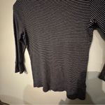 Ralph Lauren Lauren  Black and White Striped Women's Top Size Medium Photo 7
