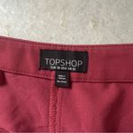 Topshop Hot Pink Rose Trousers Cropped Kick Flare US 6 RN125149 Photo 2