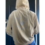 Juicy Couture X forever21 collab velour hoddie zip up jacket Beige Y2K Sz Large Photo 7