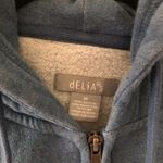 Delia's Delia*s Medium Blue Front Zip Hoodie With Pockets Photo 1