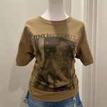 Forever 21 Jimi Hendrix Olive Army Green / Tan Brown Short Sleeve Graphic Tee T-Shirt - S/M Photo 11