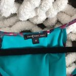 Moa Moa Teal Aztec Print Dress (Sz M) Photo 2