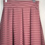 See You Monday Sz S Mauve Pink Pleated Skirt Midi Length A Line Photo 1