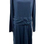Cabela's Cabela’s Navy Dress Womens L Used Blue Pullover Long Sleeve Photo 0