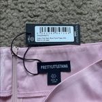 Pretty Little Thing  Pink Satin Bow Mini Skirt Photo 6