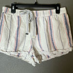 Aerie Patriotic Striped Shorts – Red White Blue – 4th of July – Size M Photo 0