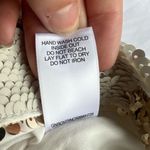 Chelsea and Violet Cream and Gold Flip Sequin Midi Skirt 10 Photo 7