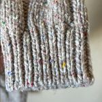 Sundance  speckled beige cable knit wool blend tunic sweater Photo 3