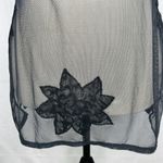 Victoria's Secret Victoria’s Secret Black Fishnet Mesh Floral Lace Chemise Lingerie Sexy Sz 34B Photo 5