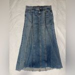 Old Navy Special Edition Ultra Low Waist Denim Maxi Skirt Y2K Size 1 NWT Photo 0