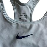 Nike NWOT- Sports Bra Size M Light Blue with Black Swoosh (never worn) Photo 2