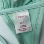 Xhilaration Mint Green Metallic Shimmer Bikini Top Removable Cups D/DD Size Photo 3