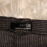 East 5th Secretly Slender Knit Pant Straight Gray Stripe Photo 5