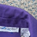 Jessica London  Purple Denim Skirt & Jacket Set SIZE 20/12 Photo 6