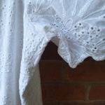 Loft Like new -  Floral Eyelet Square Neck Top Size S Photo 4