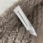 Anthropologie Cozy Knit Fringe Scarf Neutral Winter Fall Layering Photo 1