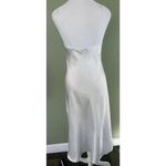 Val Mode Lingerie White Beaded Slip Dress Size Small Vintage 90’s Gown Dainty​​​ Photo 5