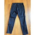 7 For All Mankind  Jeans Womens 31 Black Blair Denim Silver Stripe Skinny Pants Photo 6