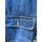 Cherokee womens denim cotton long sleeve trench car coat Size Medium with flaws Photo 10