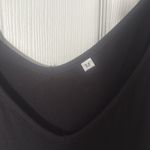 Comfortable cotton Black Maxi Dress medium with pockets Photo 1