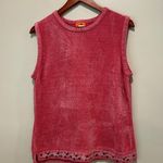 Hearts of Palm Pink Sleeveless top Size L Photo 4