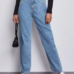SheIn high waisted mom jeans slant pockets women’s Size 28 Photo 0