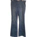 Free People  We The Free Pull-on Front Seam Flare Leg Jeans 29 Boho Penny Lane Photo 5