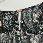 Free People  Lolita Paisley Printed Top in Dark Combo Size Small Photo 5