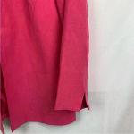 Coldwater Creek  Barbie Pink Linen Silk Blazer Small Photo 3
