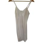 Beautiful Vintage White Silky Slip Sears Adjustable Straps Size 36 Size M Photo 1