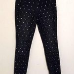 Universal Threads Universal Thread 2 28x28 Silver Dot Skinny Jeans in Black Photo 0