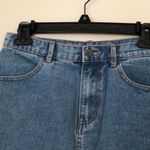 Brandy Melville John Galt Denim Jean Mini Skirt Dark Blue Size Medium Photo 2
