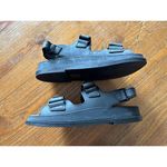 ICCON Cris Cavallari Icconic Velcro Strap Dad Sandals in Black, sz 245 [7.5] Black Photo 6