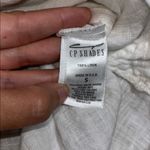 CP Shades Teton Linen Tunic Dress Patch Pockets Long Sleeve V Neckline White S Photo 9