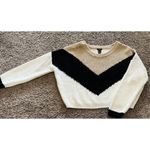Rue 21 Long Sleeve Sweater ~ Size Medium ~ Cream\Black\Brown Photo 1